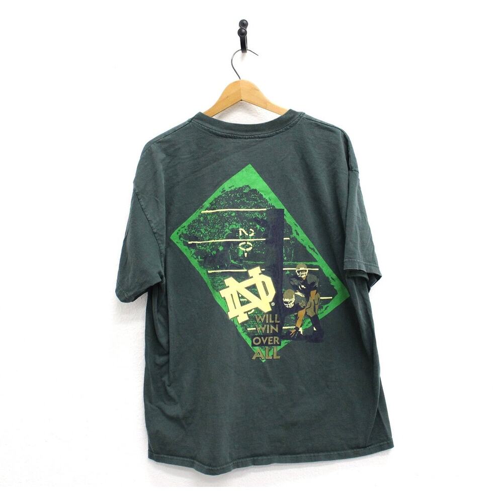 Vintage University of Notre Dame Football Champion T Shirt XL